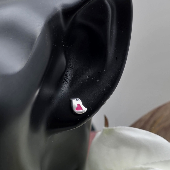 ♥️ LOVE BIRD STUD EARRINGS - Picture 5 of 5